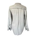 Gap women's size small long sleeve v-neck light faded gray tunic shirt Photo 3