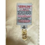 London Fog  Classic Beige Trench Coat Long Duster Belted Women Size 14 Reg Photo 5