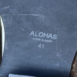 ALOHAS  shoes Women's EU 41 US 10 Cream White Ranch Western Boots Chelsea Leather Photo 6