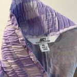 Juicy Couture  Women’s XL Purple Checkered Jogger Pants Cargo Pockets Elastic Wai Photo 2