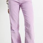 PacSun Lilac corduroy high waist flare jeans Photo 0
