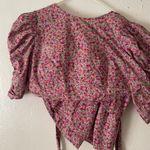 Boutique Floral Print Layered Skirt Photo 6