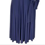 Dessy Collection Twist Wrap Dress With Chiffon Overskirt Convertible Infinity Purple Photo 2