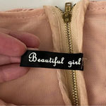 FIT &‎ FLARE LACE CAMI DRESS by BEAUTIFUL GIRL SIZE SMALL with pockets Pink Photo 3