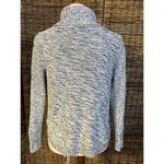 Gap  Black and White Cable Knit Turtleneck Sweater Size Small Photo 11