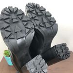 Schutz NEW  Zara Lace Up Combat Style Block Heel Booties Leather Booties Size 7.5 Photo 6