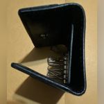 Gucci  Black Leather Card Holder with Gold Logo Photo 6