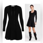 Zimmermann  Luminosity Black Knit Paneled Mini Dress Photo 1