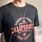 Sun Eyes Pendant Necklace for Men Women Streetwear Punk Hip Hop Unisex Style Silver Photo 6