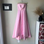 NEW Pinko Digimond‎ Pink Strapless Satin Pleated High Photo 2