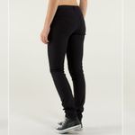 Lululemon Black Bust A Move Skinny Moto Pants Photo 4