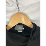 Anthropologie Saturday Sunday Cowl Neck Ribbed Ruched Side tie Dress Large Photo 4