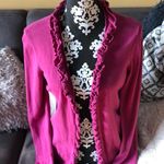 Ann Taylor LOFT Pink Cardigan Size Medium Photo 0