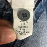 Lucky Brand “California fit” camouflage denim pocket button up XXL #701 Photo 5