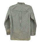 J.Crew  Womens Striped Button-Down Long-Sleeve Shirt Size 6 Green Navy Blue White Photo 4