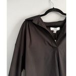 Magaschoni NWT Black Popover Oversized Blouse Women’s Size Medium Photo 2
