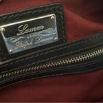 Ralph Lauren  women’s tote black nylon logo large satchel shoulder bag Photo 8