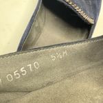 Stuart Weitzman Navy Hallmark Quilted Suede Loafers S-381 Sz 5.5 Photo 7