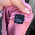 LAFAYETTE 148 PINK CROPPED SILK BLEND SWEATER TANK Size L Photo 2