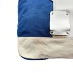 Victoria's Secret Y2K Pink Jumbo Blue Beige 32”x14” Canvas Duffle Bag Photo 7