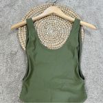 Aerie  Women’s Shine Birthday Super Scoop Cheekiest One Piece Swimsuit in Green S Photo 4