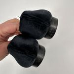 Papouelli Big Girls Embroidered Dragonfly Velvet Loafer Shoes Black Size 4 Black Photo 4