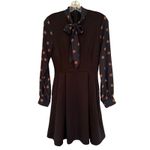 Smak Parlour Pumpkin Print Halloween Dress Women's Small Black Retro Whimsigoth Photo 5