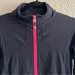 Lululemon Women’s Rare Vintage Define Jacket Luon Full Zip Up Black/Pink Size 6 Photo 8