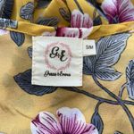 Grace + Emma Women's Kimono Floral Print Mustard S/M Yellow Size M Photo 5