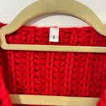 Button up sweater Red Photo 1