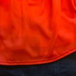 Peach Love California Peach Love off the shoulder cow skull ruffle orange crop top Photo 2