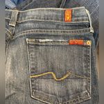 7 For All Mankind 7FAM  waist size 29 Flip Flop Bootcut stretch blue jeans Photo 3