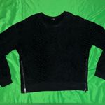 Rails  Black Leopard Print Women's Sweater size Medium Photo 1