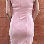 Elie Tahari Pink Sheath Midi Dress Photo 1