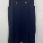 NWT VTG Mr Jaxx Virgin Wool Blue Skirt Canada Academia Secretary Preppy Nautical Size 14 Photo 0