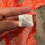 Pink Rose Paisley Abstract Hi Low Blouse Photo 5