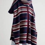 Free People NEW Cold Canyon Hooded Poncho Photo 3