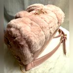 Juicy Couture NEW Pink Fuzzy Roll Crossbody Bag Photo 3