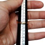 Copper Tone Unsigned Ring Sz 7 Minimalist Basic Orange Photo 3