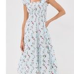 💕HILL HOUSE HOME💕 The Ellie Nap Dress ~ Pond Floral Print XS Blue Photo 3