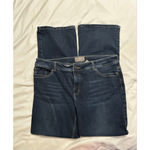 Chico's Women's So Slimming Boot Cut Jeans US 12 Dark Blue Gold Photo 0