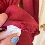Show Me Your Mumu brynn bell sleeve blouse ruby satin Photo 4