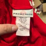 Promenade red two piece shirt set size 2XL polyester made‎ in USA vintage Photo 4