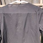 Gianni Bini  Black Cotton Eyelet Long Sleeved Dress L Photo 8