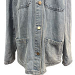 Gianni Bini Denim Jacket Size L Blue Photo 2