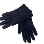 Shalimar Vintage Womens Gloves 50s 60s Navy Blue Embroidered Size 7 Made In USA Photo 0