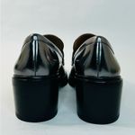 Coach  Heath Block Heel Penny Loafer Mirror Metallic Leather size 9 EUC Photo 5