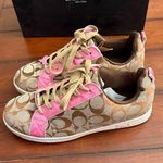 Coach  Naya Pink and‎ Brown Sneakers Photo 2
