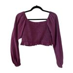 idem Ditto Fuschia  Twist Front Crop Top Photo 1