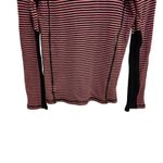 Lauren Ralph Lauren Active Pink Striped Long Sleeve Quarter Zip Activewear Top M Size M Photo 5